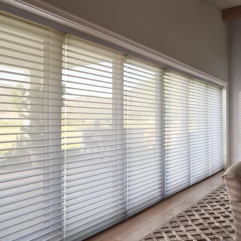 Silhouette® sheer shades softening daylight