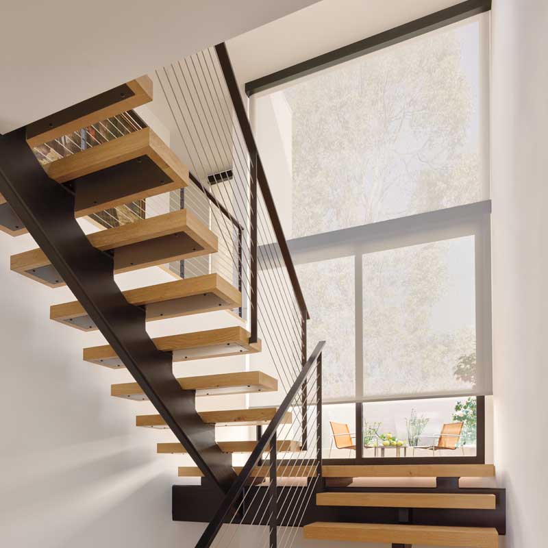 Hunter Douglas window treatments in a Colorado home