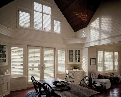 Hunter Douglas shades in Castle Rock come in many varieties of colors